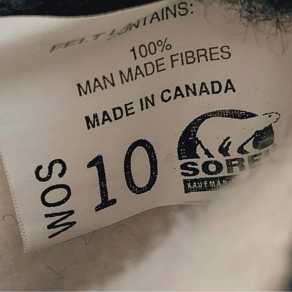 Vintage Sorel Men's Alpine Felt lined Wool Trim Winter Boots | Size 10 | Waterpr - Picture 6 of 7